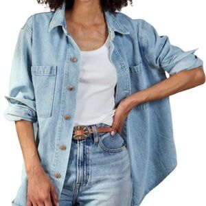 Outerknown NWOT Canyon Shacket Denim Women’s Size S
